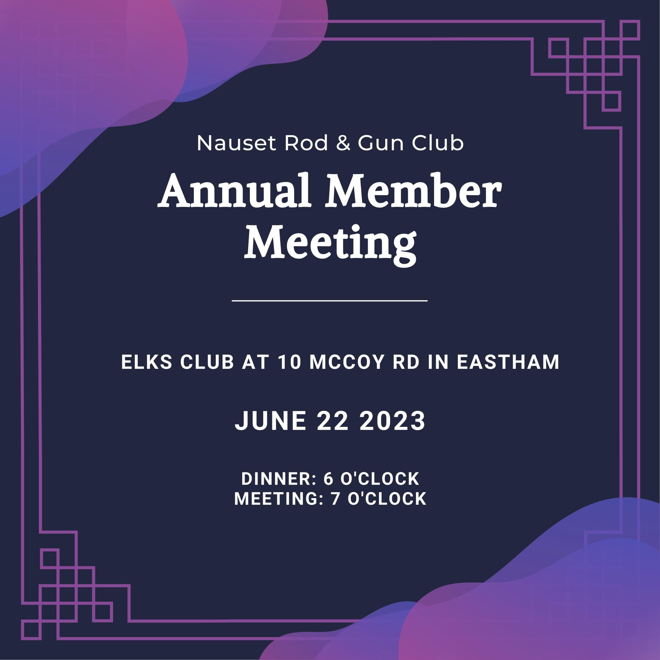 NRGC 2023 Annual Meeting and Cookout June 22