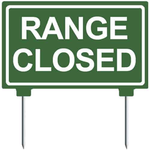 All Ranges Closed: November 27- December 2