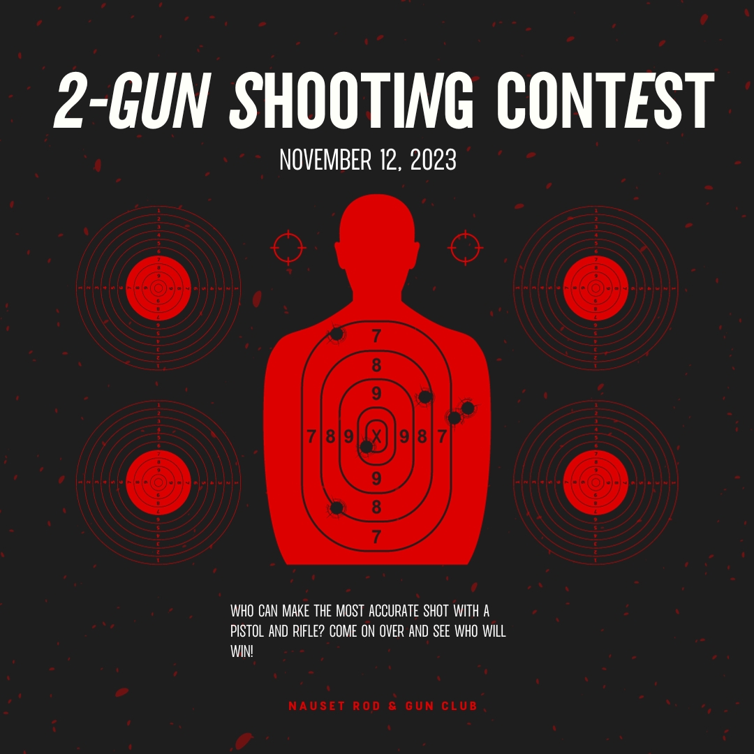 Nauset Rod and Gun Club 2-Gun Shoot on Sunday Nov 12th