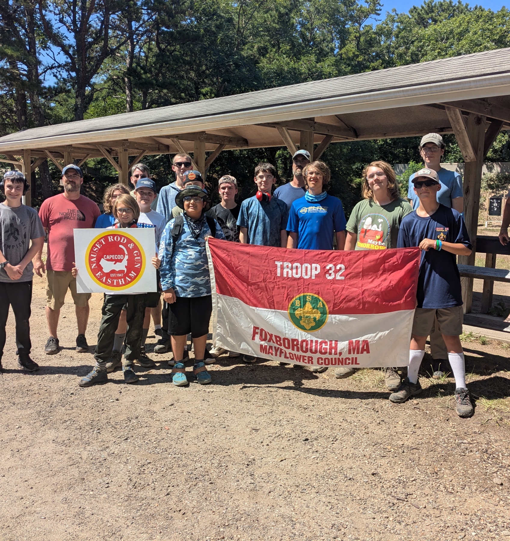 Boy Scout Troop 32 Visits the Range