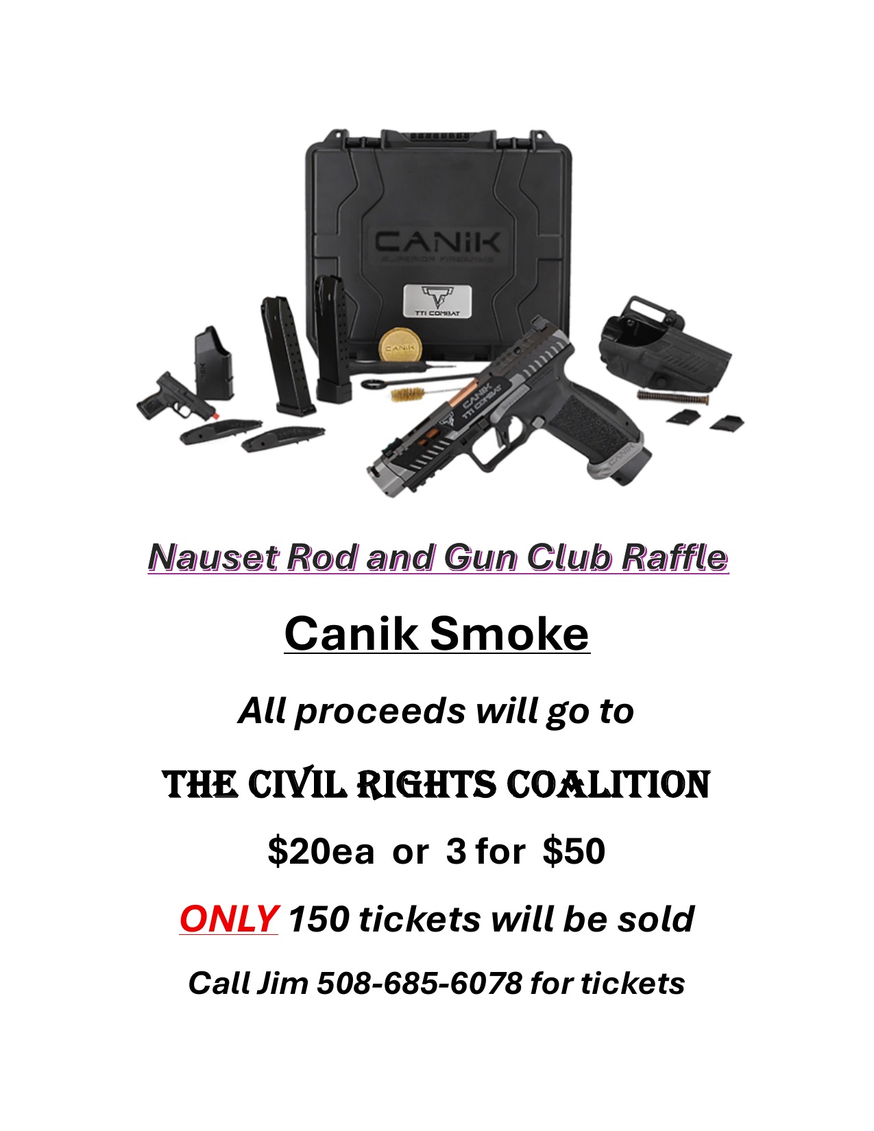 Club Raffle — Canik Smoke 9mm